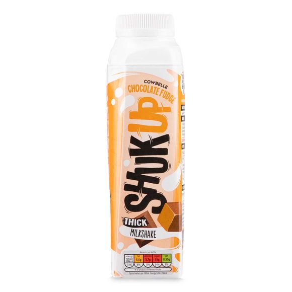 Cowbelle Chocolate Fudge Shuk Up Thick Milkshake 330ml